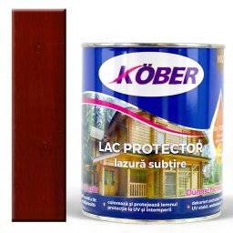 Lac colorat lemn, Kober Protector, 2 in 1 , Mahon, 10 l, lazura subtire,