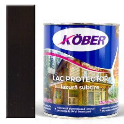 Lac colorat lemn, Kober Protector, 2 in 1, Wenge, 10 l, lazura subtire,