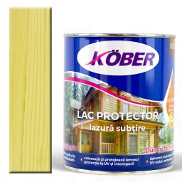 Lac colorat lemn, Kober Protector, 2 in 1 , Incolor, 10 l, lazura subtire,