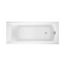 Cada de baie, Cersant Korat, 170 x 70 cm, acril Lucite, picioare reglabile, Alb,