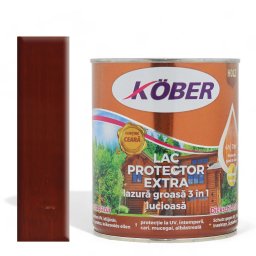 Lac colorat lemn, Kober Extra 3 in 1 , Mahon, 10 l, lazura groasa,