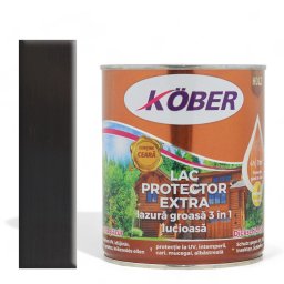 Lac colorat lemn, Kober Extra 3 in 1 , Wenge, 10 l, lazura groasa,