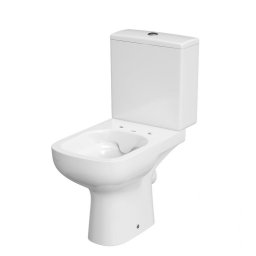 Set vas WC compact 572 alimentare laterala Colour Clean On Cersanit (capac separat),