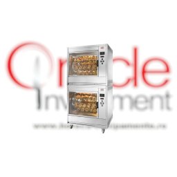 Rotisor ventilat electric, 14 țepușe, 70/84 pui, mobil CB Italia
