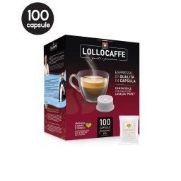 100 Capsule Lollo Caffe Espresso Oro – Compatibile Espresso Point