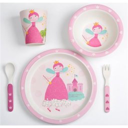 Set alimentatie Bamboo Princess, 5 piese