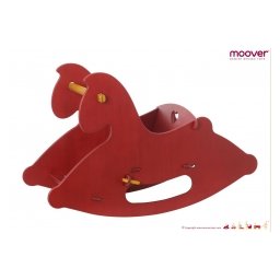 Balansoar din lemn - culoare rosie