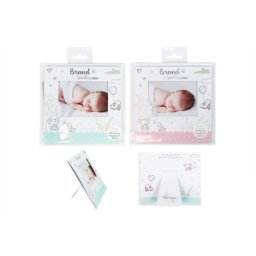 Hugs and Kisses - Rama foto carton Big Things Start Small - set 2 bucati