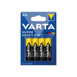 Varta 2006 - pachet de 4 buc. baterii zinc-carbon SUPER HEAVY DUTY AA 1,5V