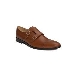 Pantofi Double Monk Gentlemen`s Corner - Cognac