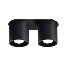 Plafonieră ORBIS 2 2xGU10/40W/230V negru