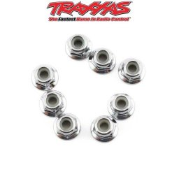 Set piulite roti M4 Traxxas , cu flansa si autoblocare