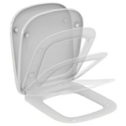 Capac wc compact Ideal Standard cu inchidere lenta Esedra 41x36 cm -T318301