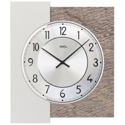 Ceas de perete AMS 9580, 25x29cm