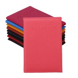 Husa pasaport Coperta Pasaport - piele ecologica moale- Roz