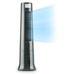Klarstein Highrise, răcitor de aer și umidificator, 40W, pack 2.5L, gheață (XJ6-Highrise-B)