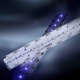 PowerBar V3 LED Module LED Aluminiu albastru intens 455nm 700mA 12x Osram Oslon SSL LED-uri 29cm