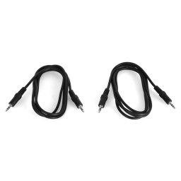 Auna Cablu jack 3.5 mm, lungime de 1,5 m, 2 buc/set (CJ-273-1.5M/2PCSET)