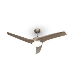Klarstein Figo ventilator de tavan 52 "lampă 55W plafon 2x42W Titan la distanță (VTS6-Figo-T)