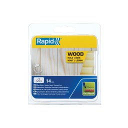 Batoane silicon Rapid pentru lemn, carton si pluta, galbene, O12 94 mm, baza EVA, 14 bucati 40107360