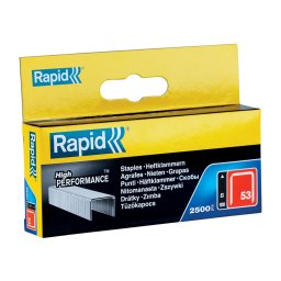 Capse Rapid 53 6 mm galvanizate din sarma subtire pentru textile, decoratiuni, etichetare si plase insecte, 5000 bucati 11856250