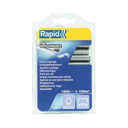 Capse gard Rapid VR16 galvanizate pentru montaj garduri, plase sudate si plase bordurate, compatibile FP216 si FP20, 1390 bucati 40108799
