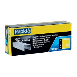 Capse Rapid 13 4 mm galvanizate din sarma subtire pentru tapiterie, mobilier si textile, 5000 bucati 11825700