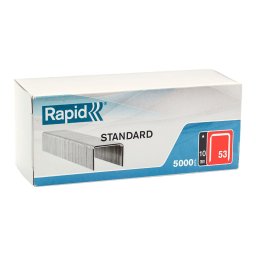 Capse Rapid 53 10 mm Standard galvanizate din sarma subtire pentru textile, etichetare si decoratiuni, 5000 bucati 40108659