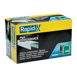 Capse Rapid 140 10 mm galvanizate din sarma plata pentru folie anticondens, izolatii si acoperisuri, 5000 bucati 11910711