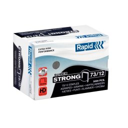 Capse Rapid 73 12 SuperStrong zincate pentru capsator cleste HD31, 5000 bucati 24890800