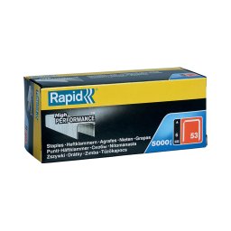 Capse Rapid 53 6 mm galvanizate din sarma subtire pentru textile, decoratiuni, etichetare si plase insecte, 2500 bucati 11856225