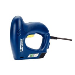 Capsator electric Rapid E-TAC pentru capse si cuie DIY, magazie duala, capse 140 6-14mm, cuie 8 15mm, sistem siguranta 5000573