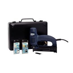 Kit capsator electric Rapid PRO R606 pentru lambriu, panouri si tamplarie, capse 606 12-25 mm si cuie 8 15-25 mm 10643015
