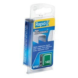 Capse Rapid 140 6 mm galvanizate din sarma plata pentru folie anticondens, izolatii si acoperisuri, 970 bucati 40109513