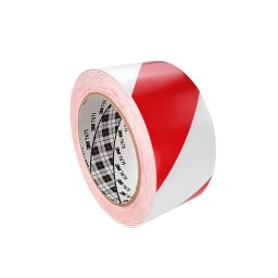 Banda marcare protectie, 2 culori, 3M 767i vinil, rosu alb, 50mm x 33m 70006299880