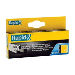 Capse Rapid 13 6 mm din otel inoxidabil pentru tapiterie, mobilier si aplicatii exterioare, 2500 bucati 11830726