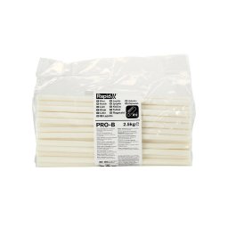 Batoane lipici Rapid PRO-B albe pentru aplicatii sanitare si cabluri, O12 295 mm, baza EVA, 2,5 kg, compatibile EG320, EG340 si EG360 PRO 40302804