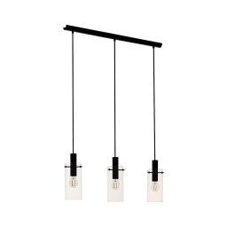 Eglo 97367 - Lustră pe cablu MONTEFINO 3xE27/60W/230V