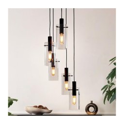 Eglo 97368 - Lustră pe cablu MONTEFINO 5xE27/60W/230V