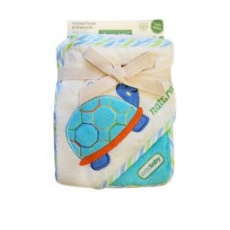 Prosop de baie flotir 76x76 cm + carpa de baie - testoasa aqua