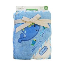 Prosop de baie frotir blue Balena