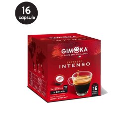 16 Capsule Gimoka Intenso – Compatibile A Modo Mio