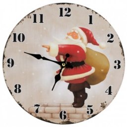 Ceas de perete Santa Claus