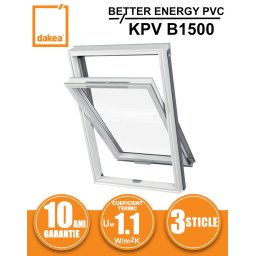 Fereastra mansarda DAKEA BETTER ENERGY PVC KPV B1500