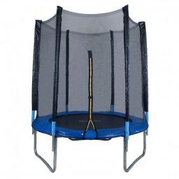 Trambulina si plasa de siguranta Sportmann 183 cm, Albastru