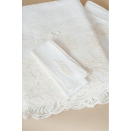 Set de botez pentru bebe cu voal brodat Grace