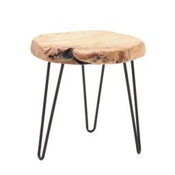 Masa de cafea decorativa din lemn Savana Black