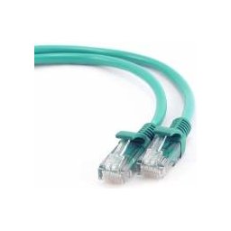 Gembird patchcord RJ45, cat.5e, UTP, 0.5m, green