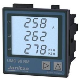 Analizor Janitza UMG 96RM, analiză până la a 40-a armonică, comunicație Modbus RTU/Slave, 2 ieșiri în impuls