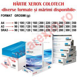 Hartie copiator color Xerox Colotech A3 350g